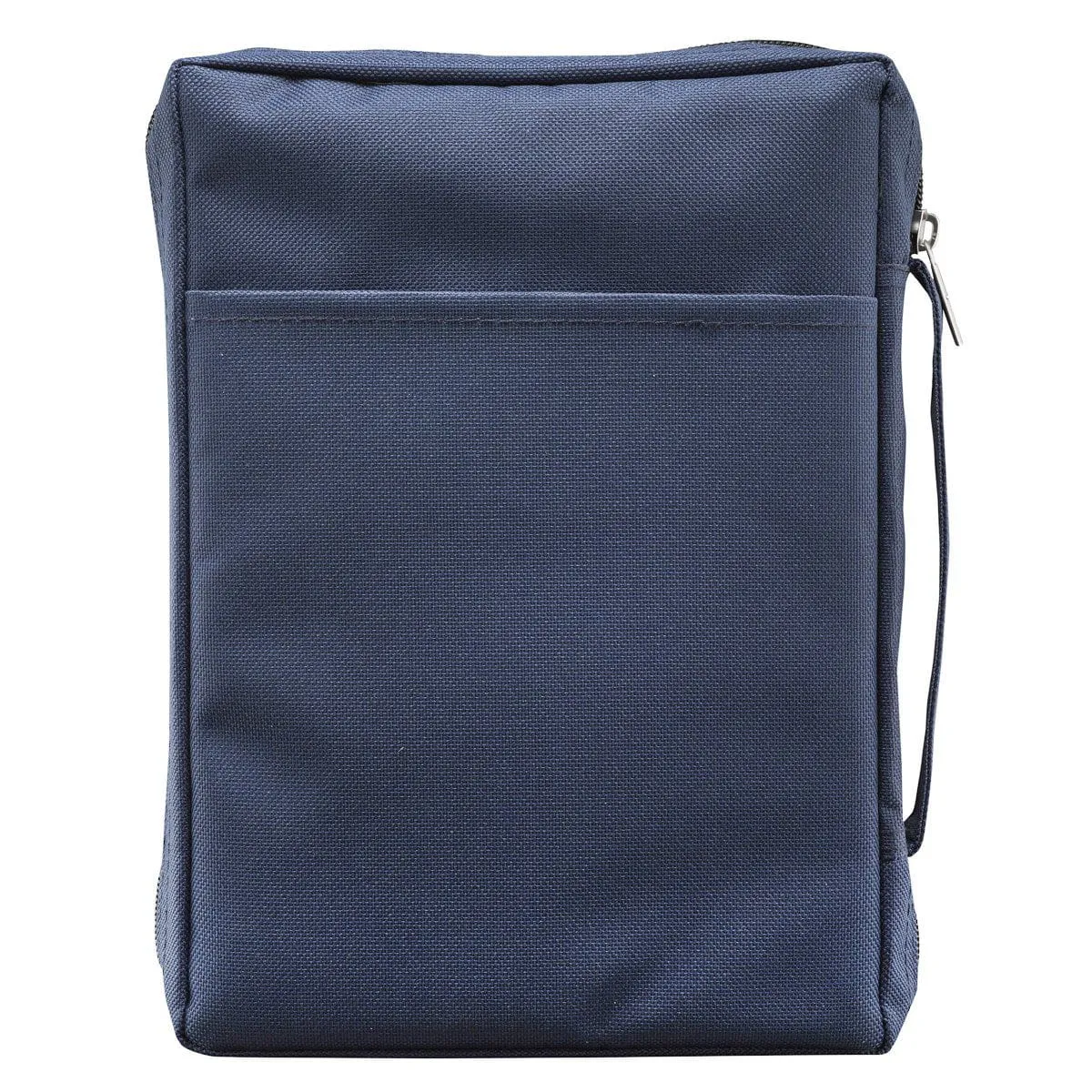 Polyester Canvas with Fish Badge in Navy Bible Cover