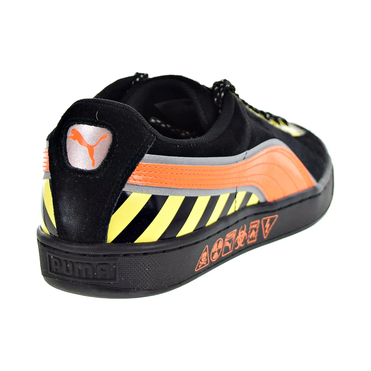 Puma Suede "Hazard" Men's Shoes Shocking Orange/Puma Black