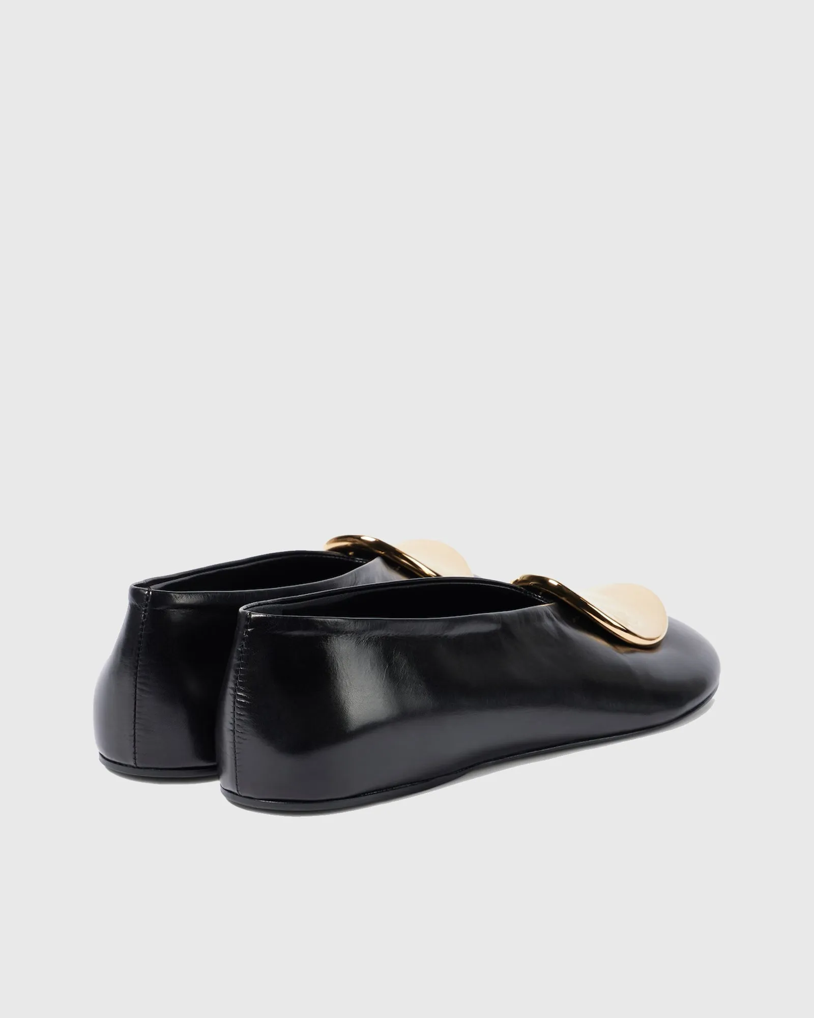 Saga Metal Buckle Ballet Flats