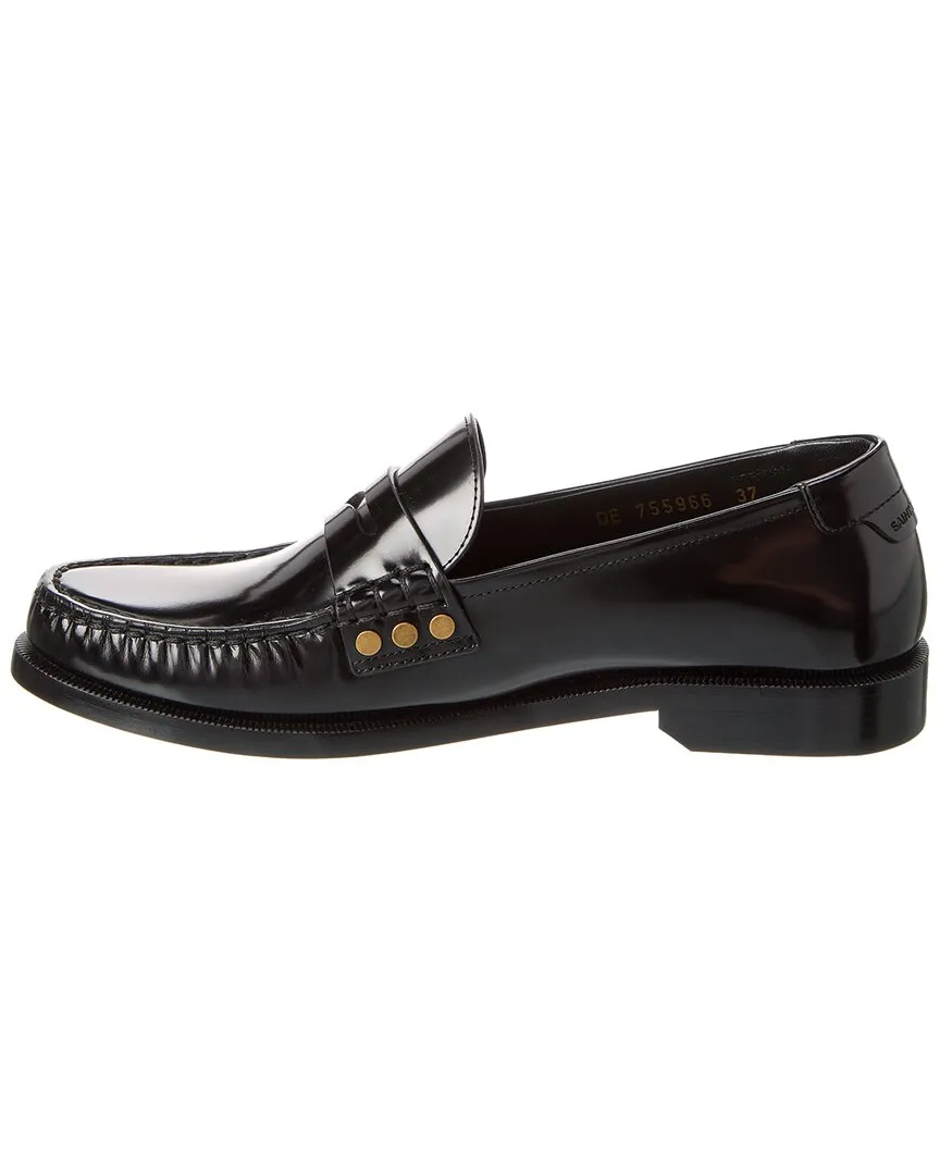Saint Laurent Le Loafer 15 Leather Moccasin