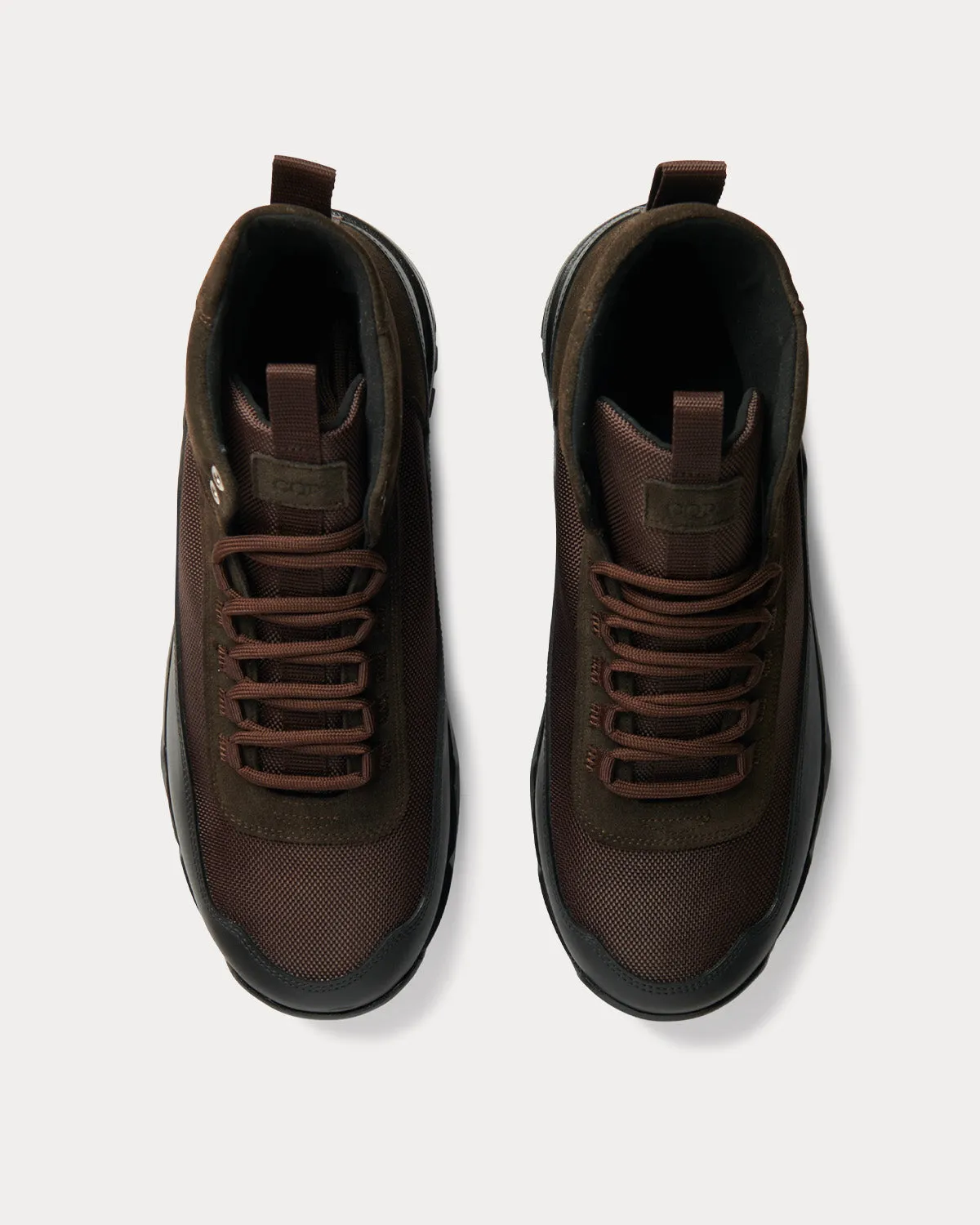 Scander Chocolate High Top Sneakers