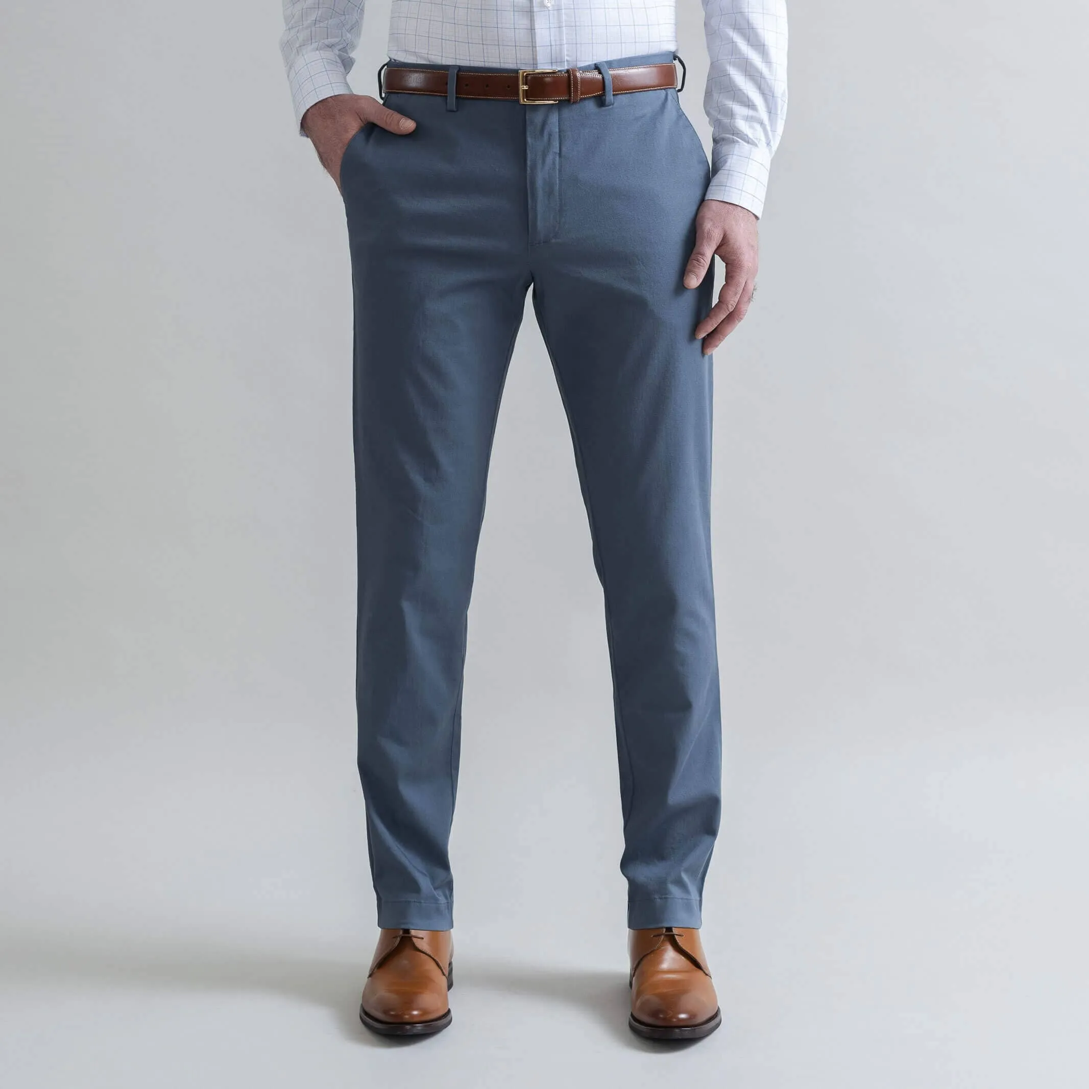 The Slate Blue Richmond Chino Custom Pant
