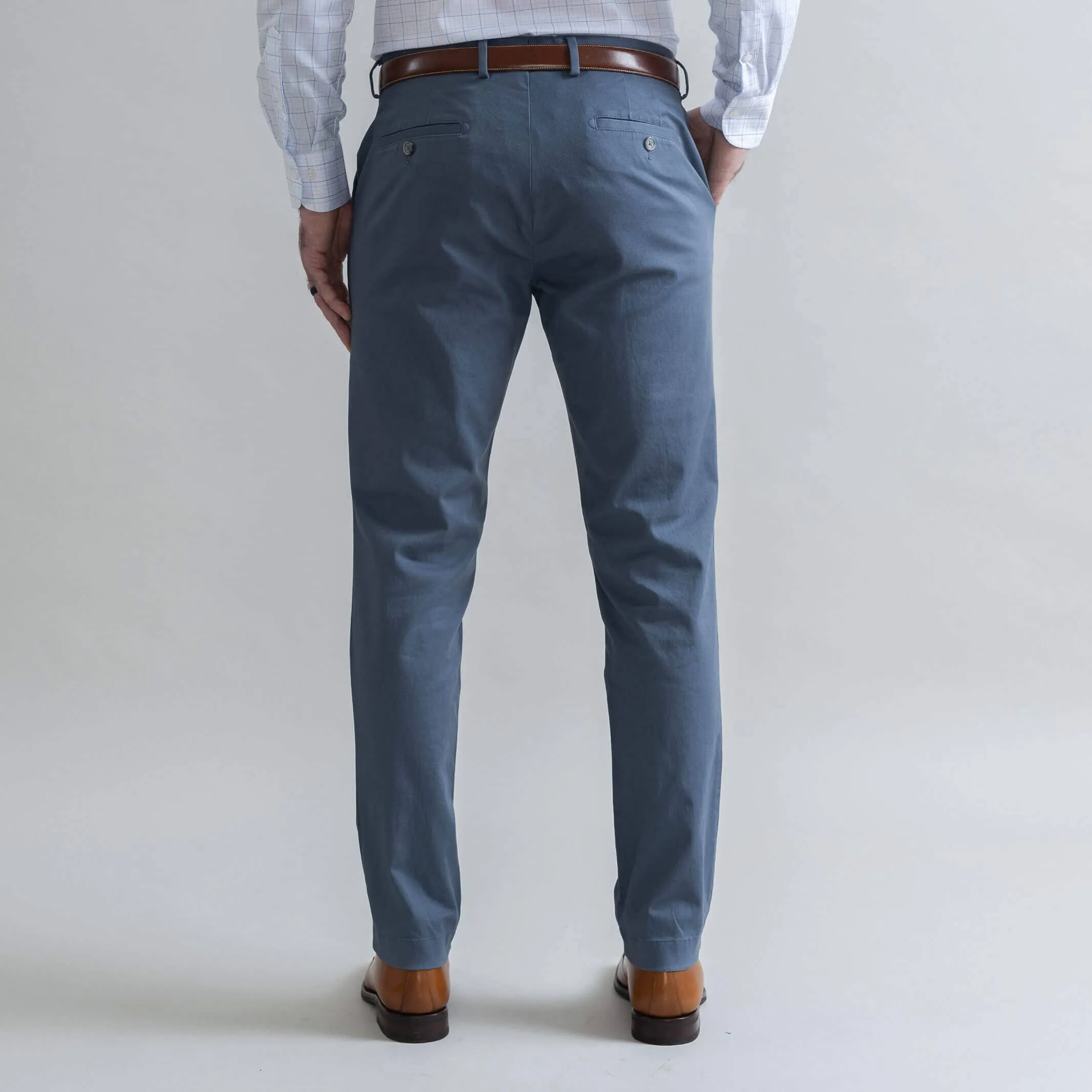 The Slate Blue Richmond Chino Custom Pant