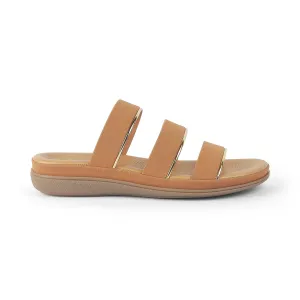 Tresmode Cebor Tan Women's Platform Flats
