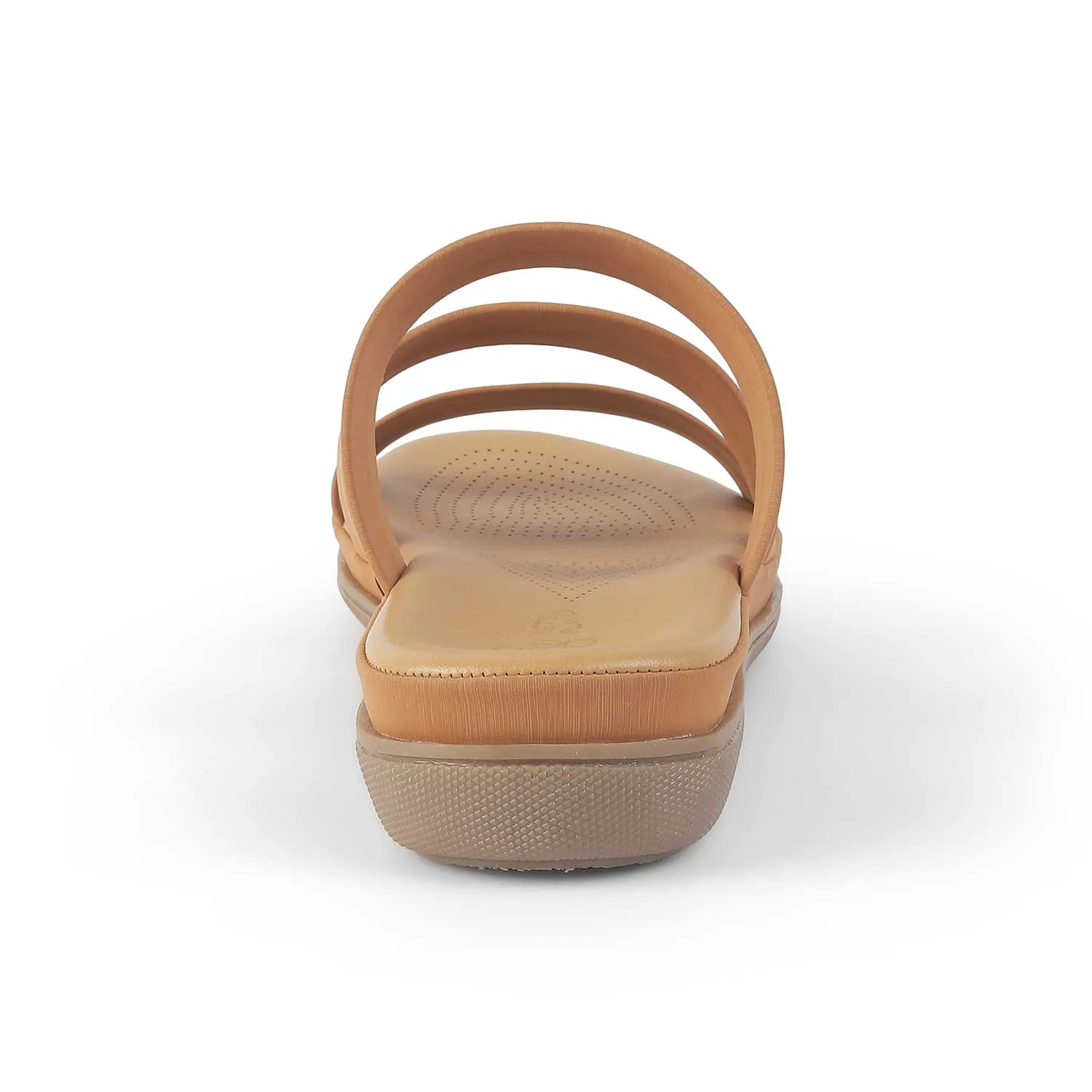 Tresmode Cebor Tan Women's Platform Flats