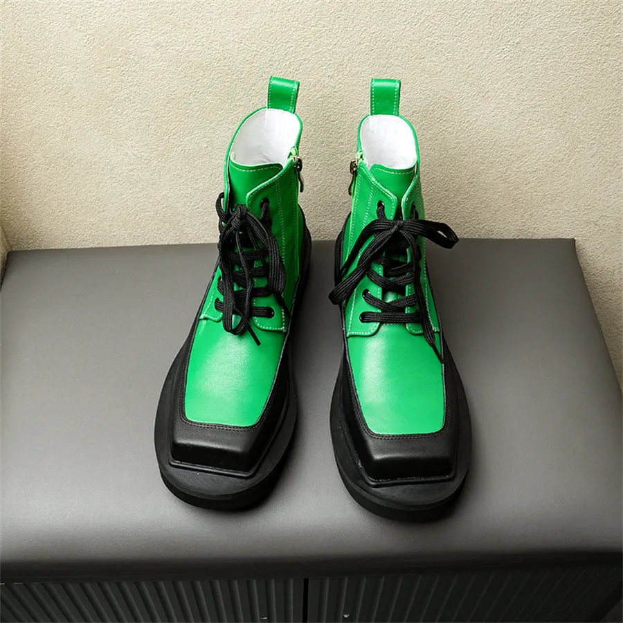 Veltique Buckle Fashion Boots