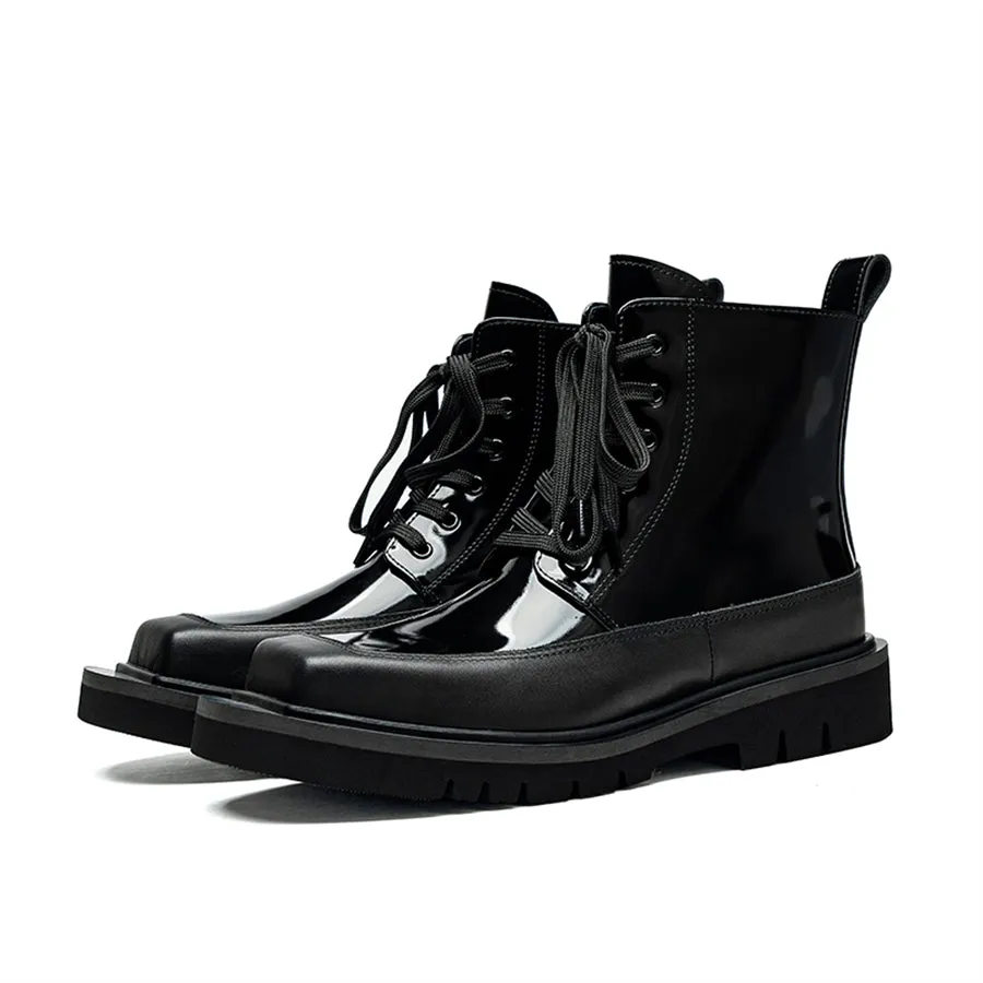 Veltique Buckle Fashion Boots
