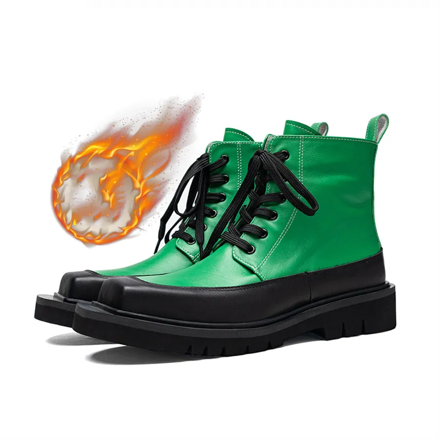 Veltique Buckle Fashion Boots