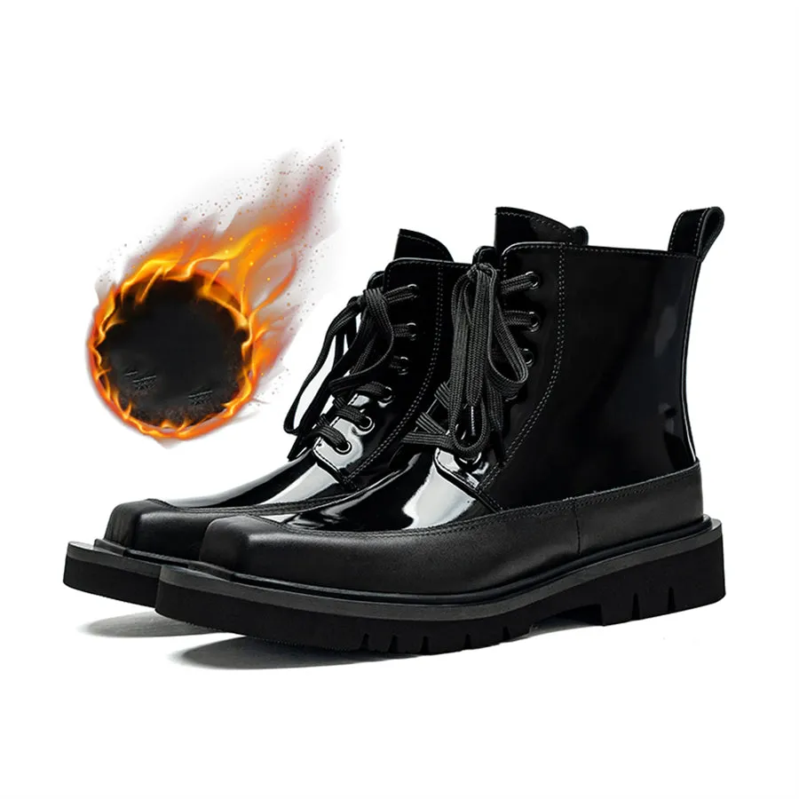 Veltique Buckle Fashion Boots