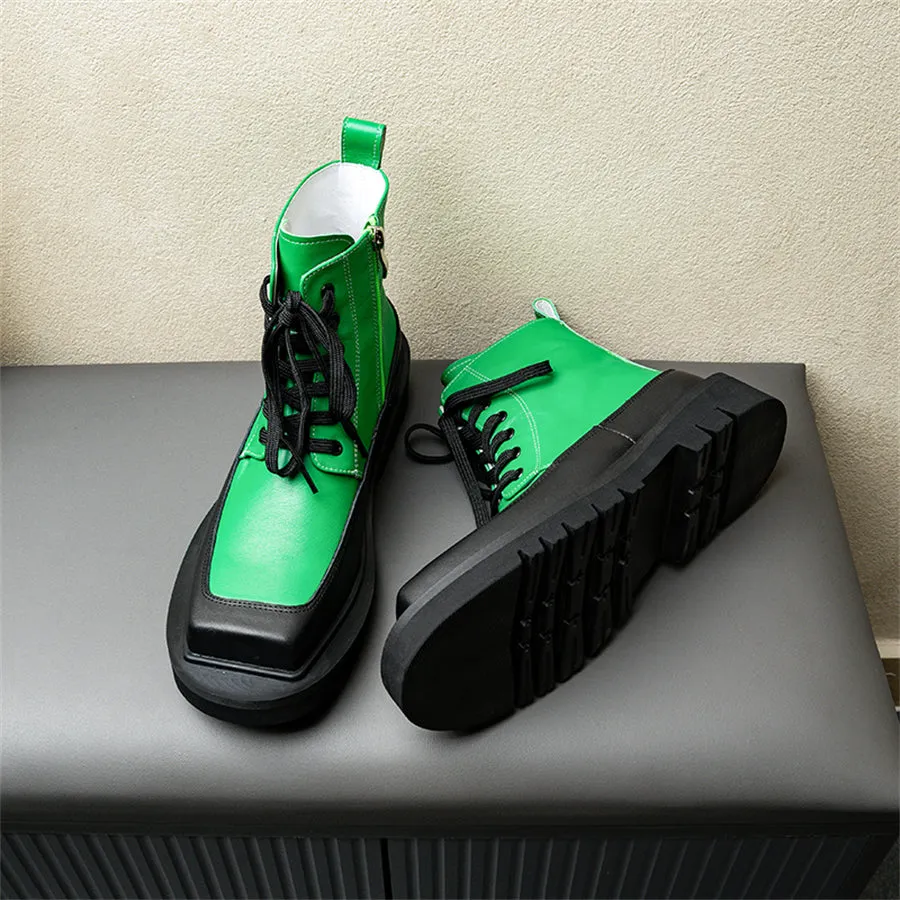 Veltique Buckle Fashion Boots
