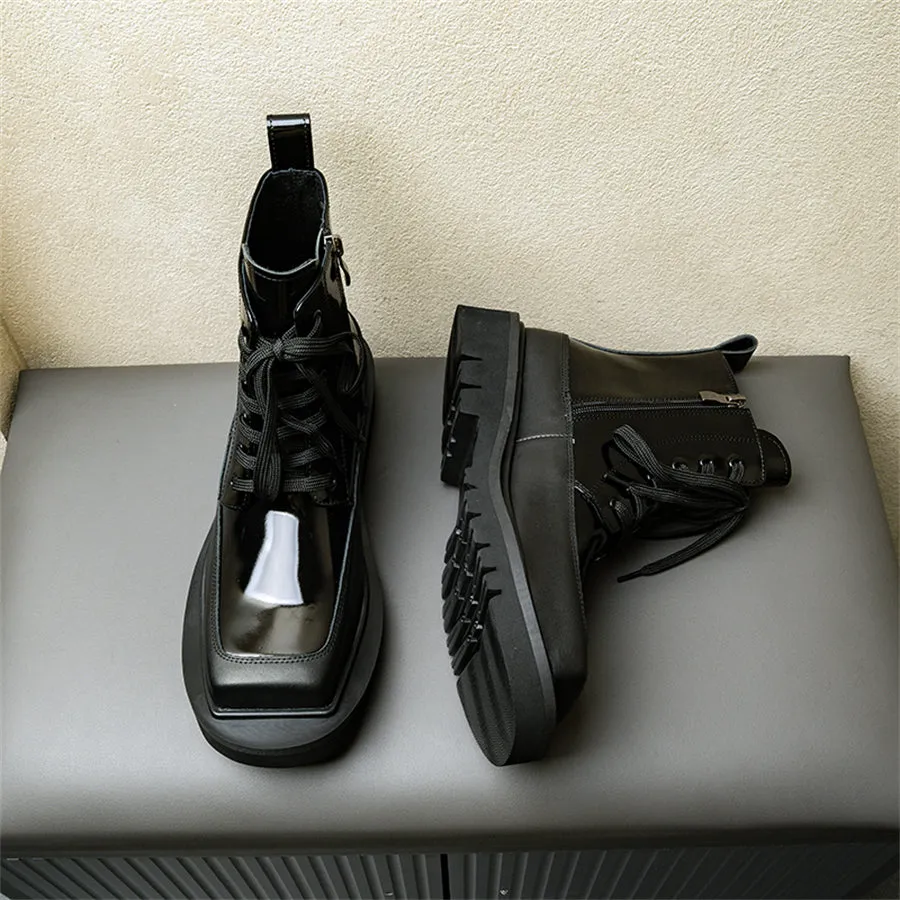 Veltique Buckle Fashion Boots