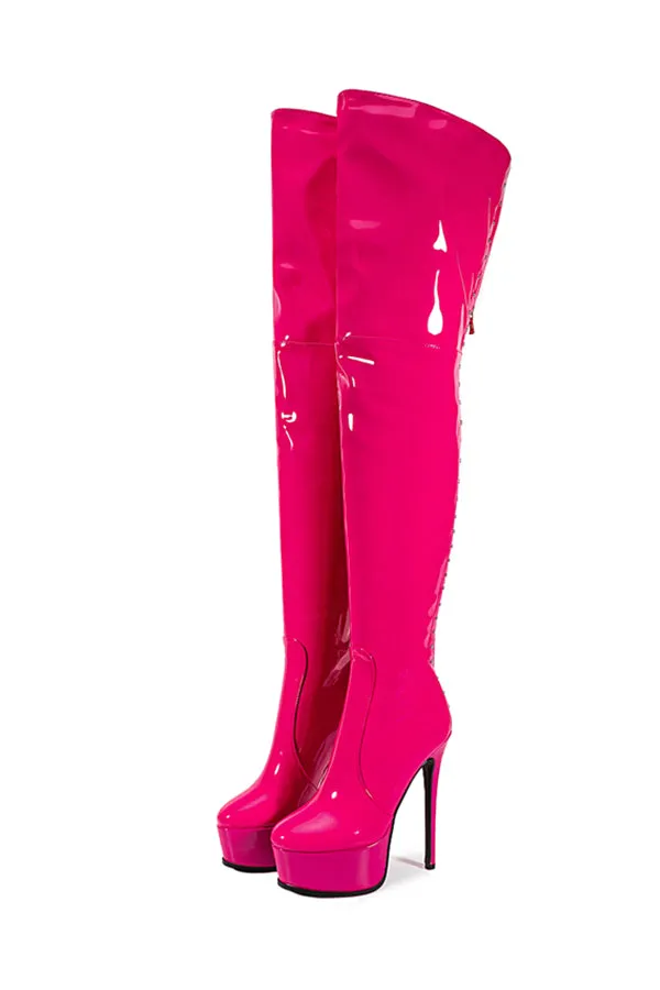 Veltique Wedding Slip Boots