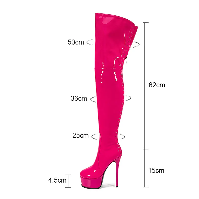 Veltique Wedding Slip Boots