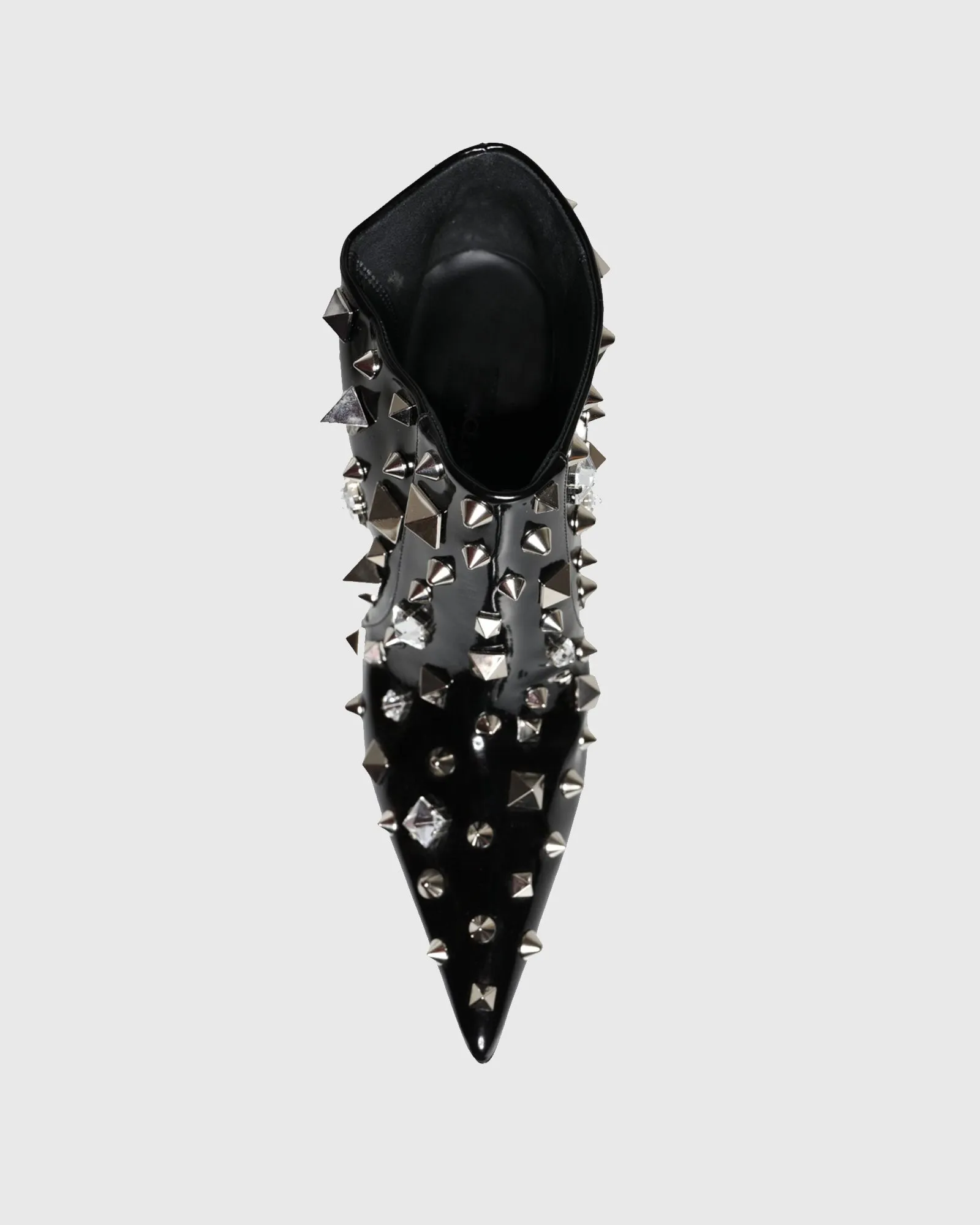 Yasuko Rivet Embellished Leather Ankle Boots